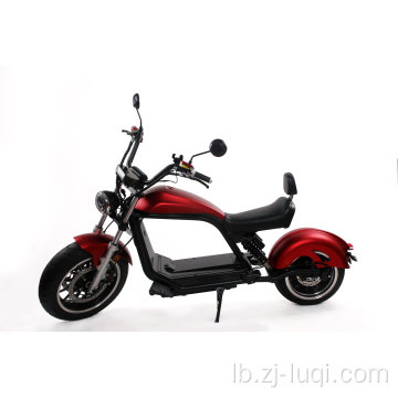 Batterie Elektresch Motorrad mat Duebel Sëtz Scooter